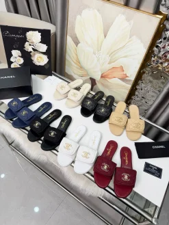 CHANEL Slides Leather EU35-43 A50202608031051