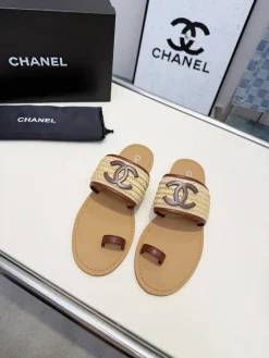 CHANEL Slides Leather EU35-43 A60202608031213