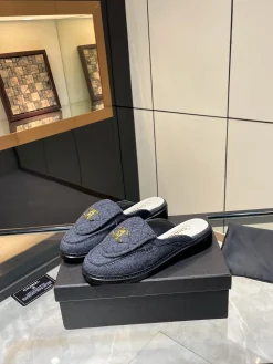 Alternative view of CHANEL Slippers Fabric Lambskin EU35-40 B20202608031132