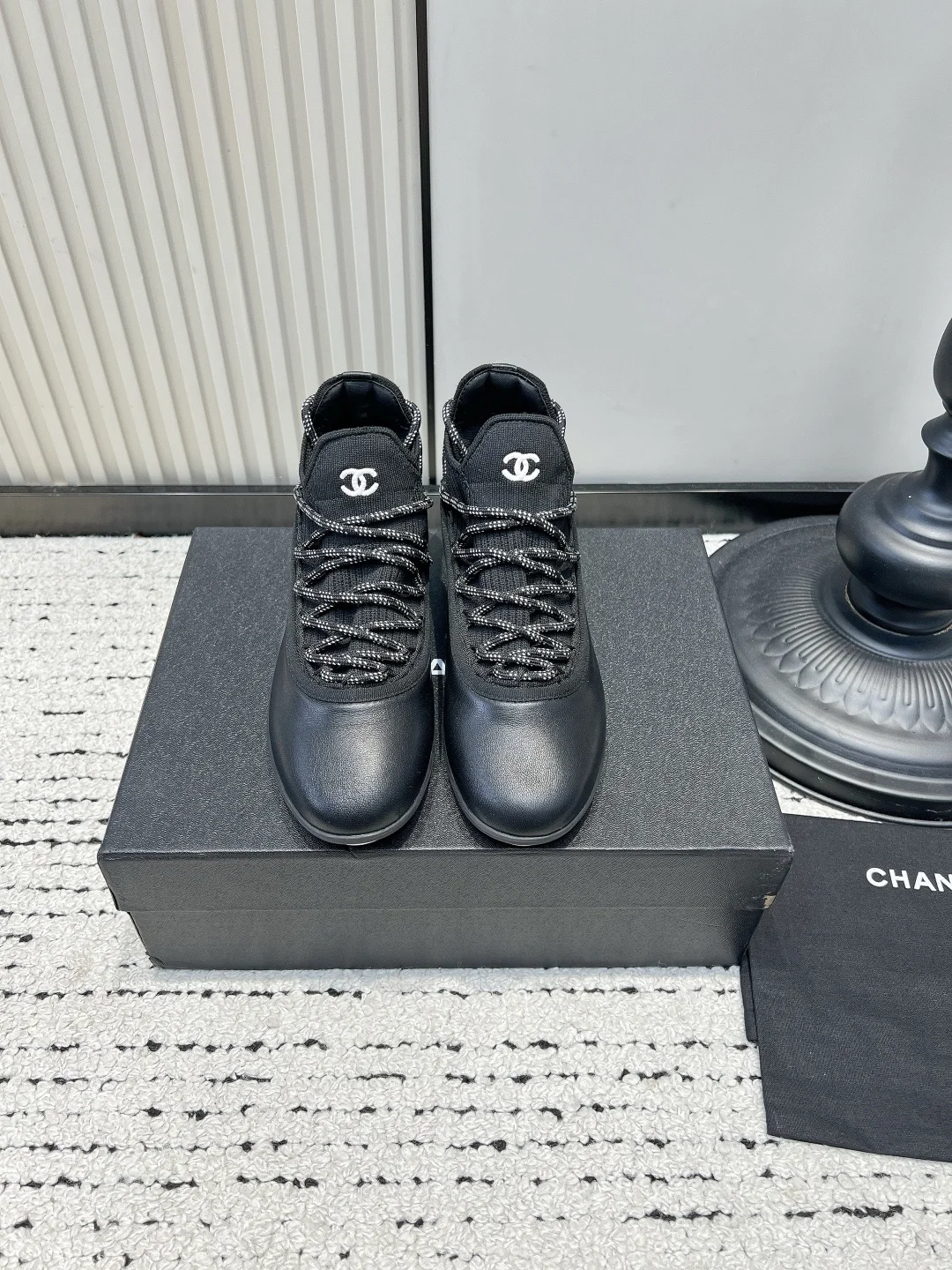 CHANEL Sneakers Lamb Leather EU35-39 B80202608030321