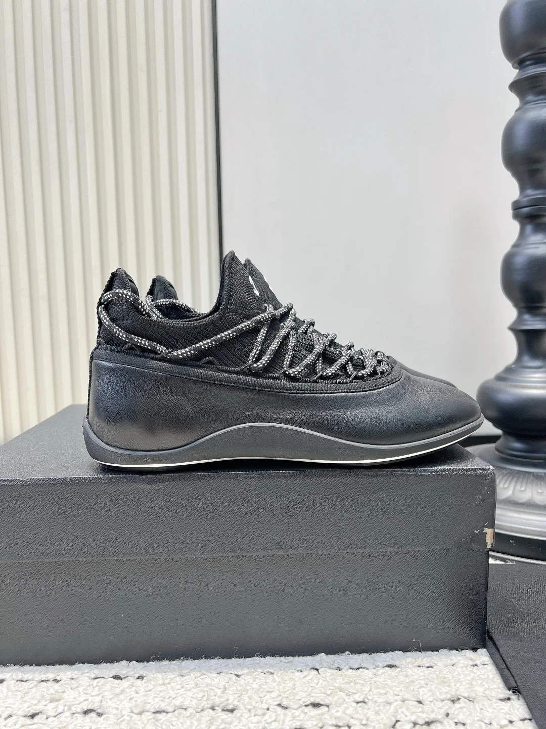 CHANEL Sneakers Lamb Leather EU35-39 B80202608030321 - Image 5
