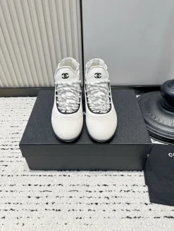 CHANEL Sneakers Lambskin Leather EU35-39 B80202608030320
