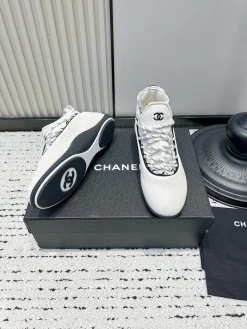 Alternative view of CHANEL Sneakers Lambskin Leather EU35-39 B80202608030320