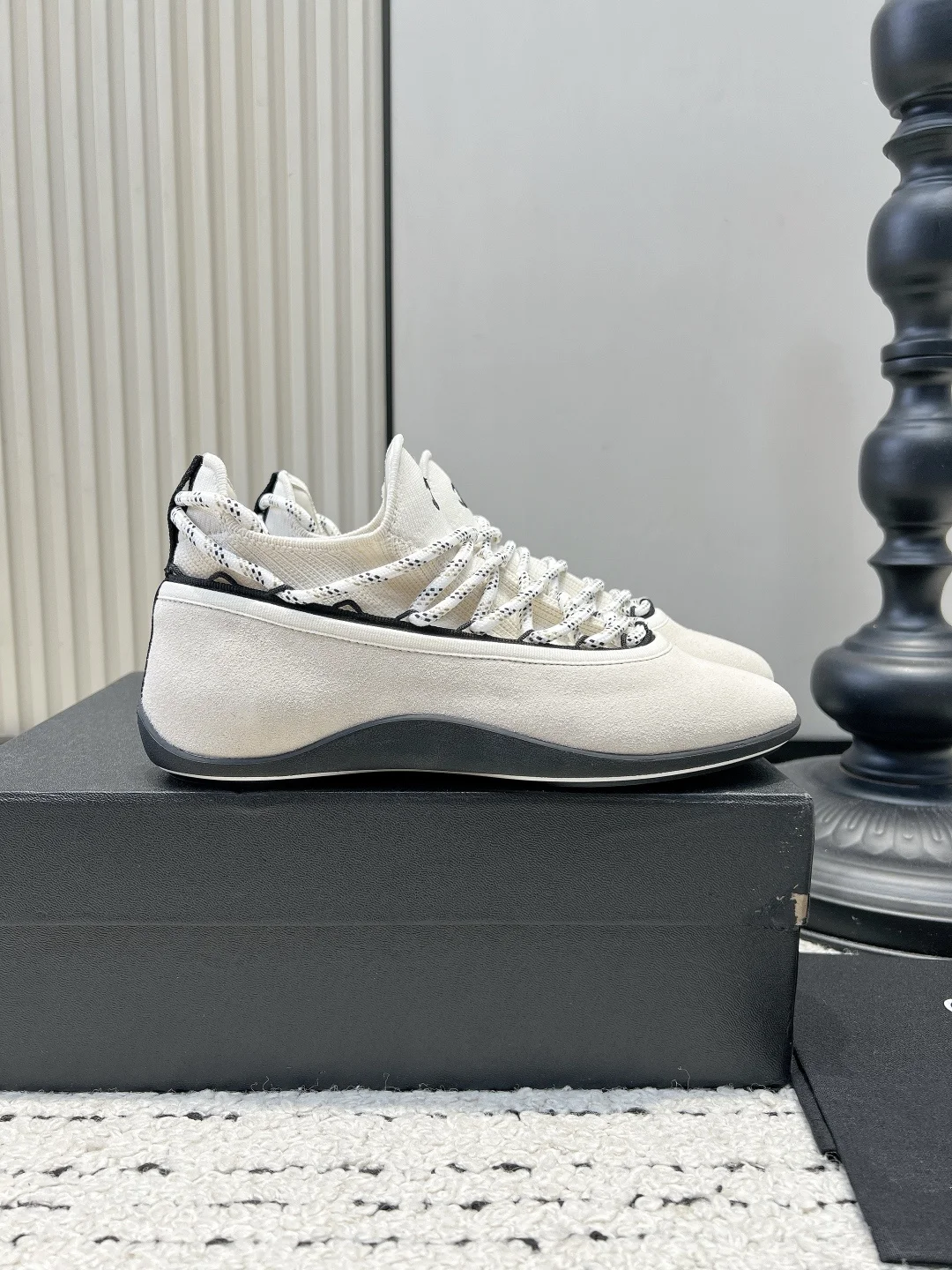CHANEL Sneakers Lambskin Leather EU35-39 B80202608030320 - Image 5