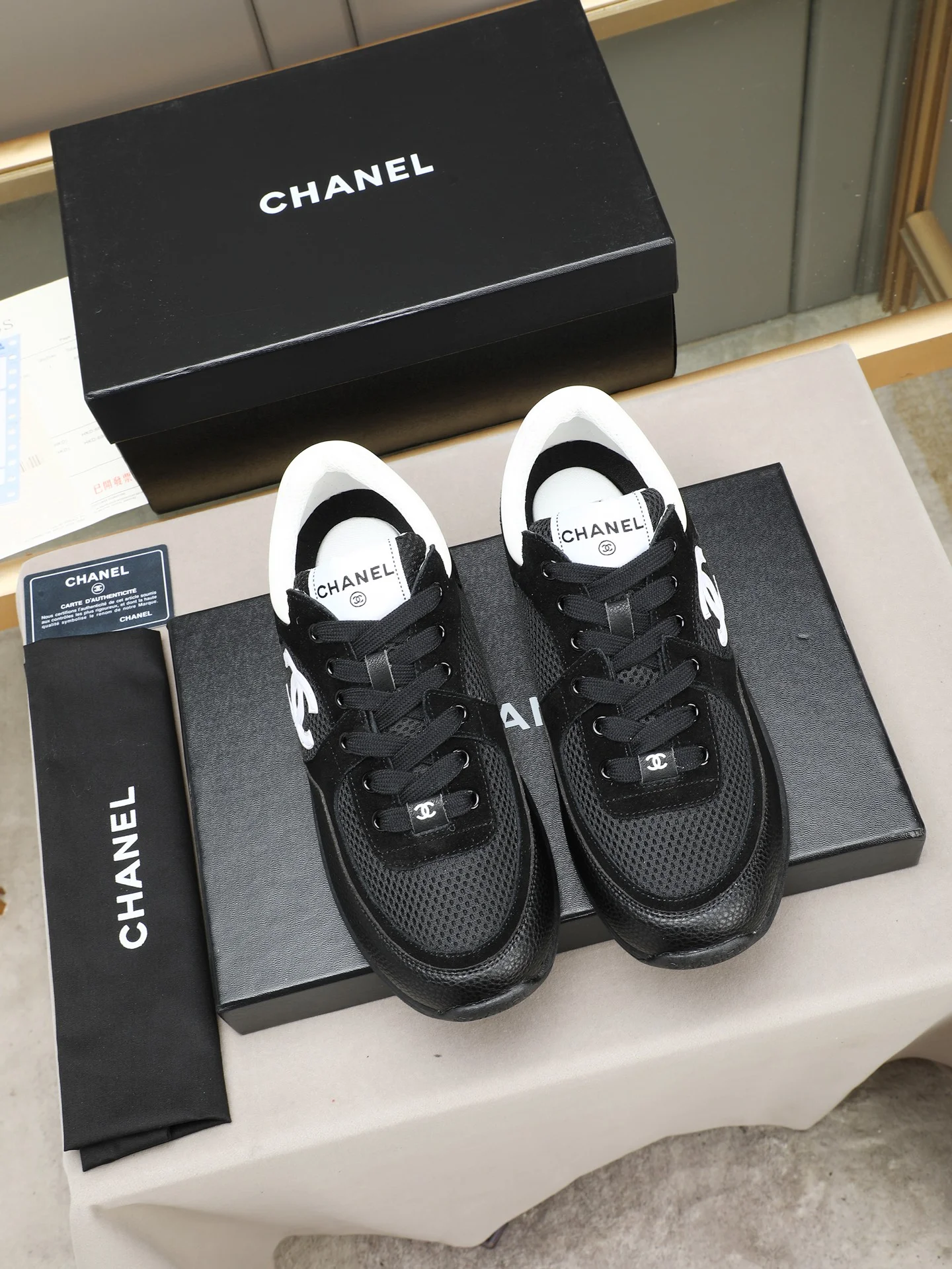 CHANEL Sneakers Leather EU36-44 B80202608032184 - Image 6