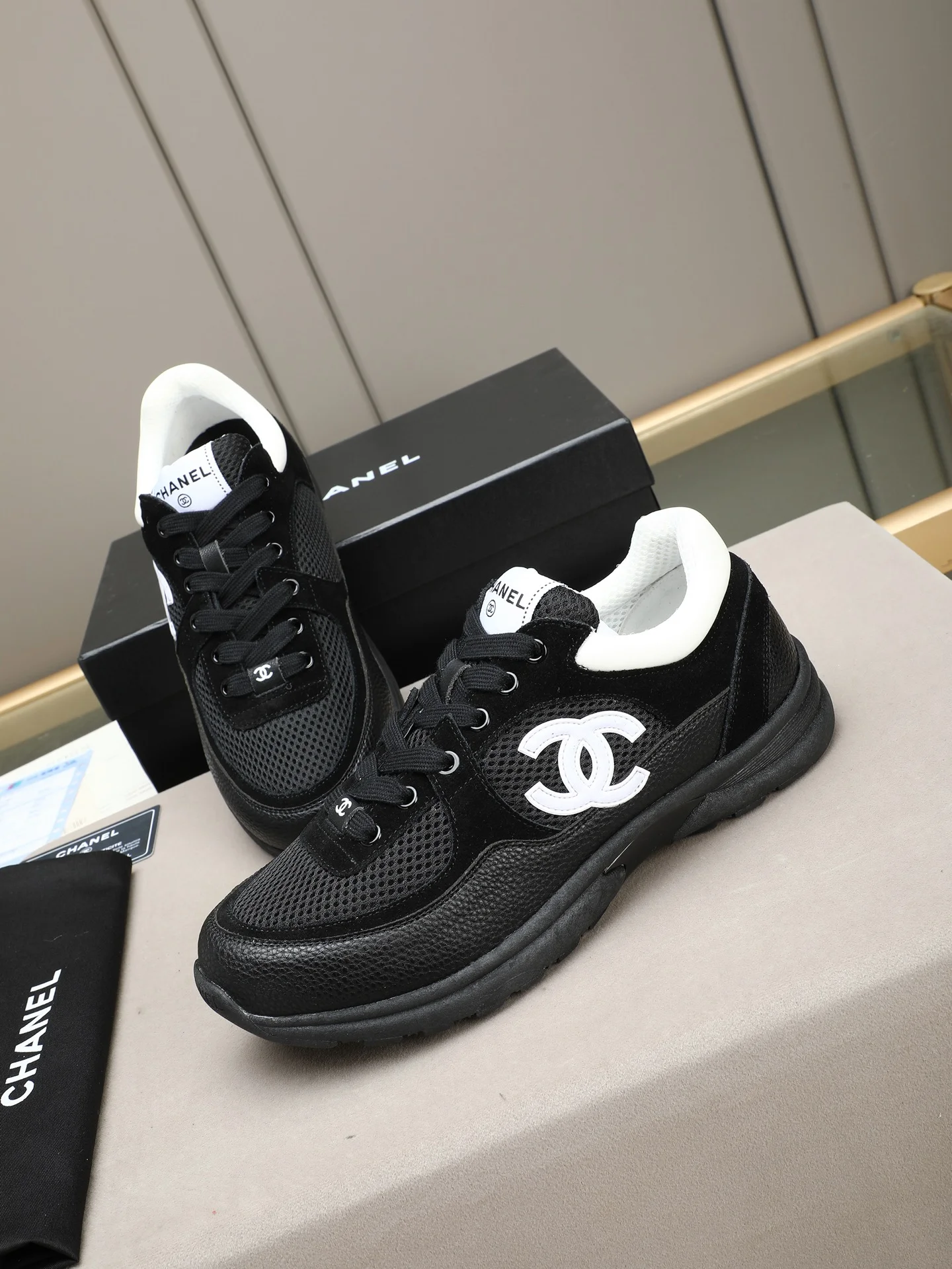 CHANEL Sneakers Leather EU36-44 B80202608032184 - Image 7