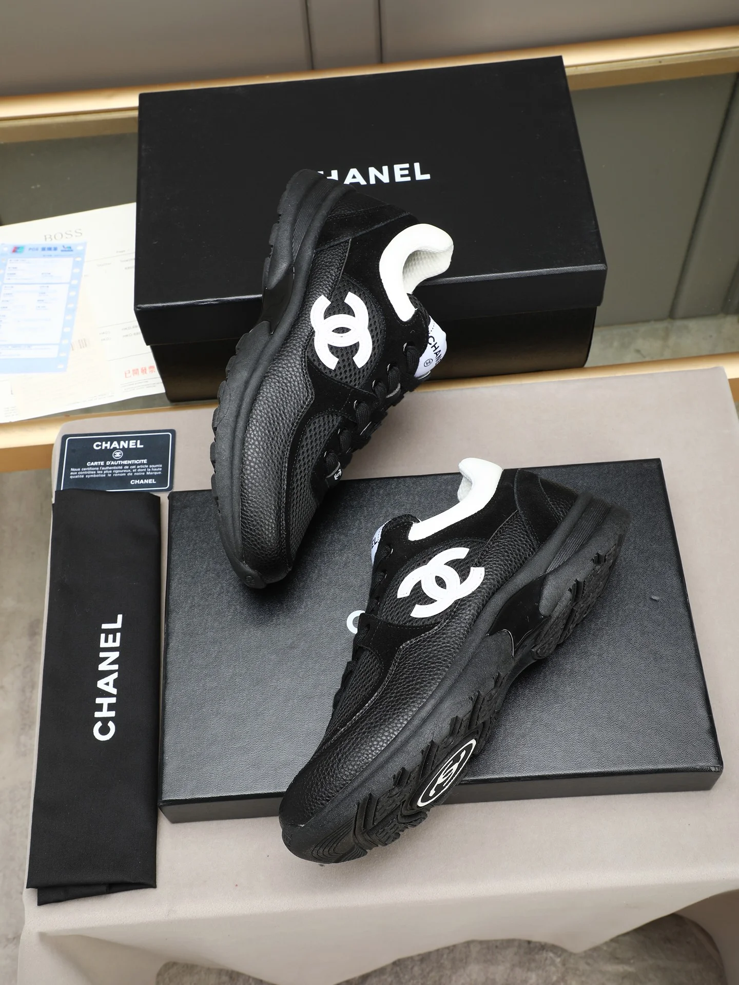 CHANEL Sneakers Leather EU36-44 B80202608032184 - Image 8