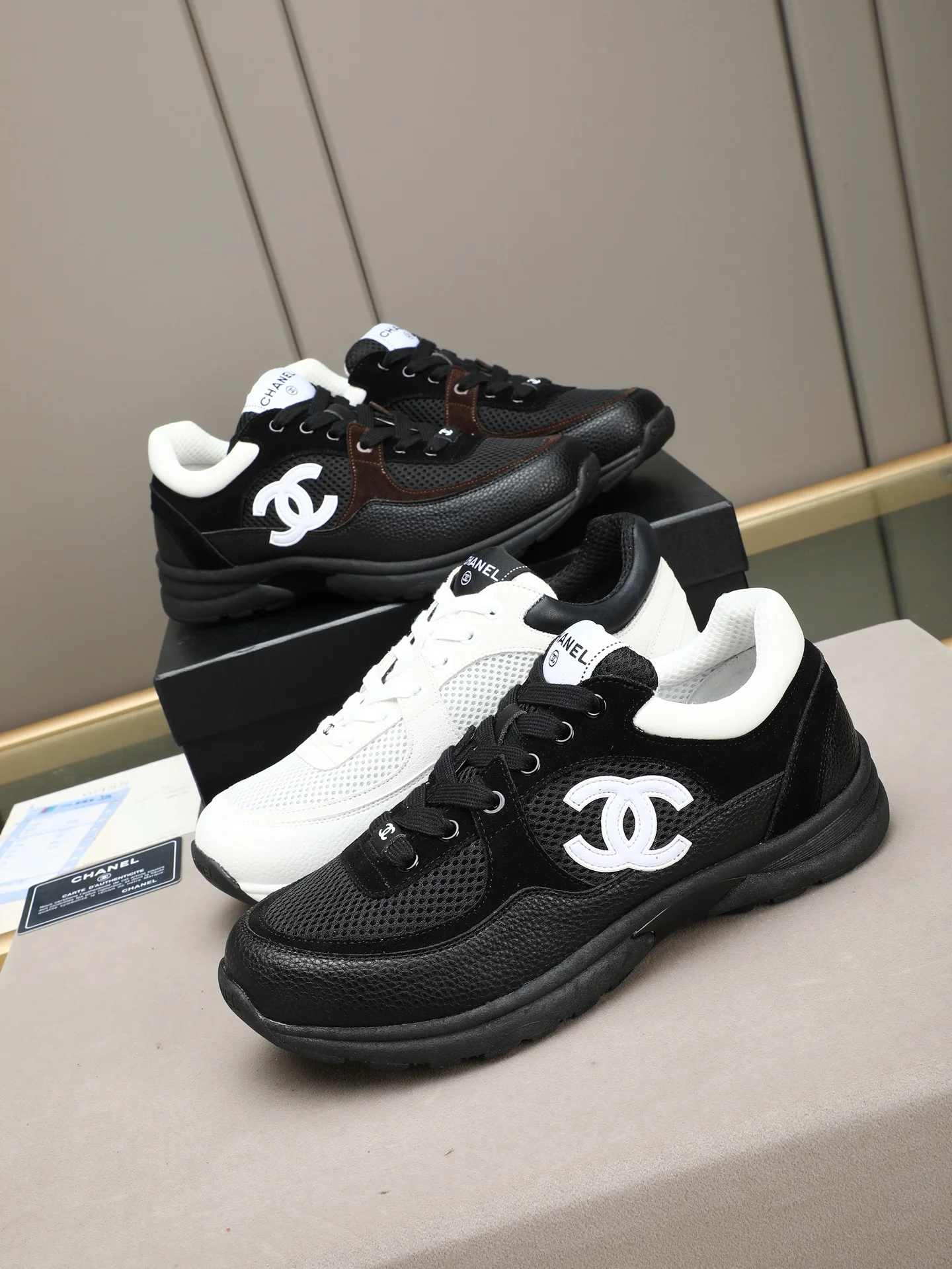 CHANEL Sneakers Leather EU36-44 B80202608032184 - Image 9