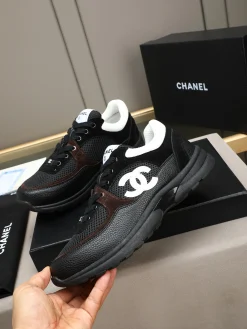 Alternative view of CHANEL Sneakers Leather & Lamb Leather EU36-44 B80202608032186
