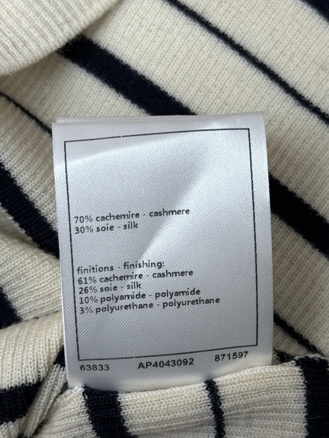 CHANEL Sweaters Cashmere Silk S M L D40202608040573 - Image 6