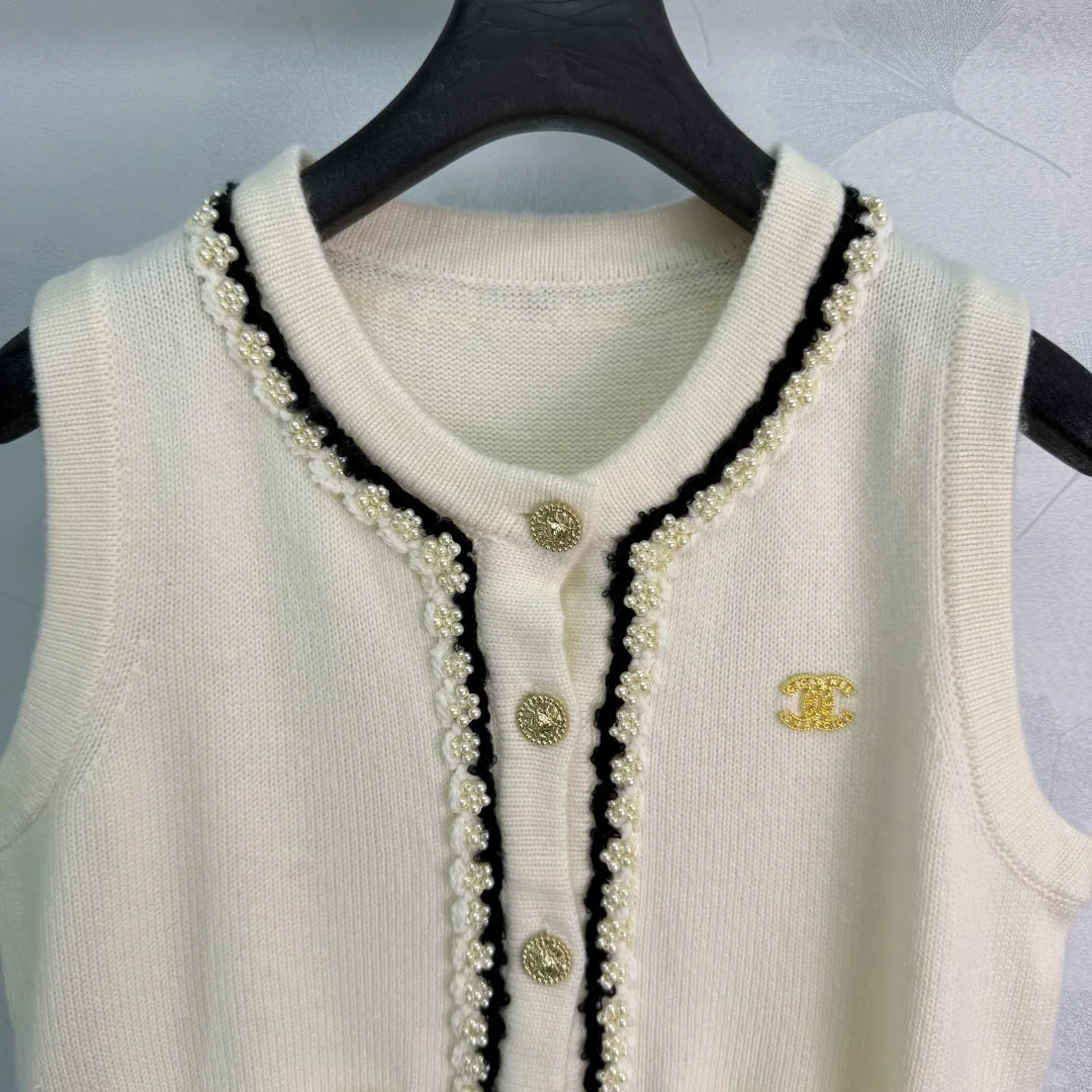CHANEL Sweaters Cashmere Wool Blend S M L B05202608040766 - Image 4