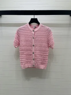 CHANEL Sweaters Knit Yarn S-M-L A75202608042573
