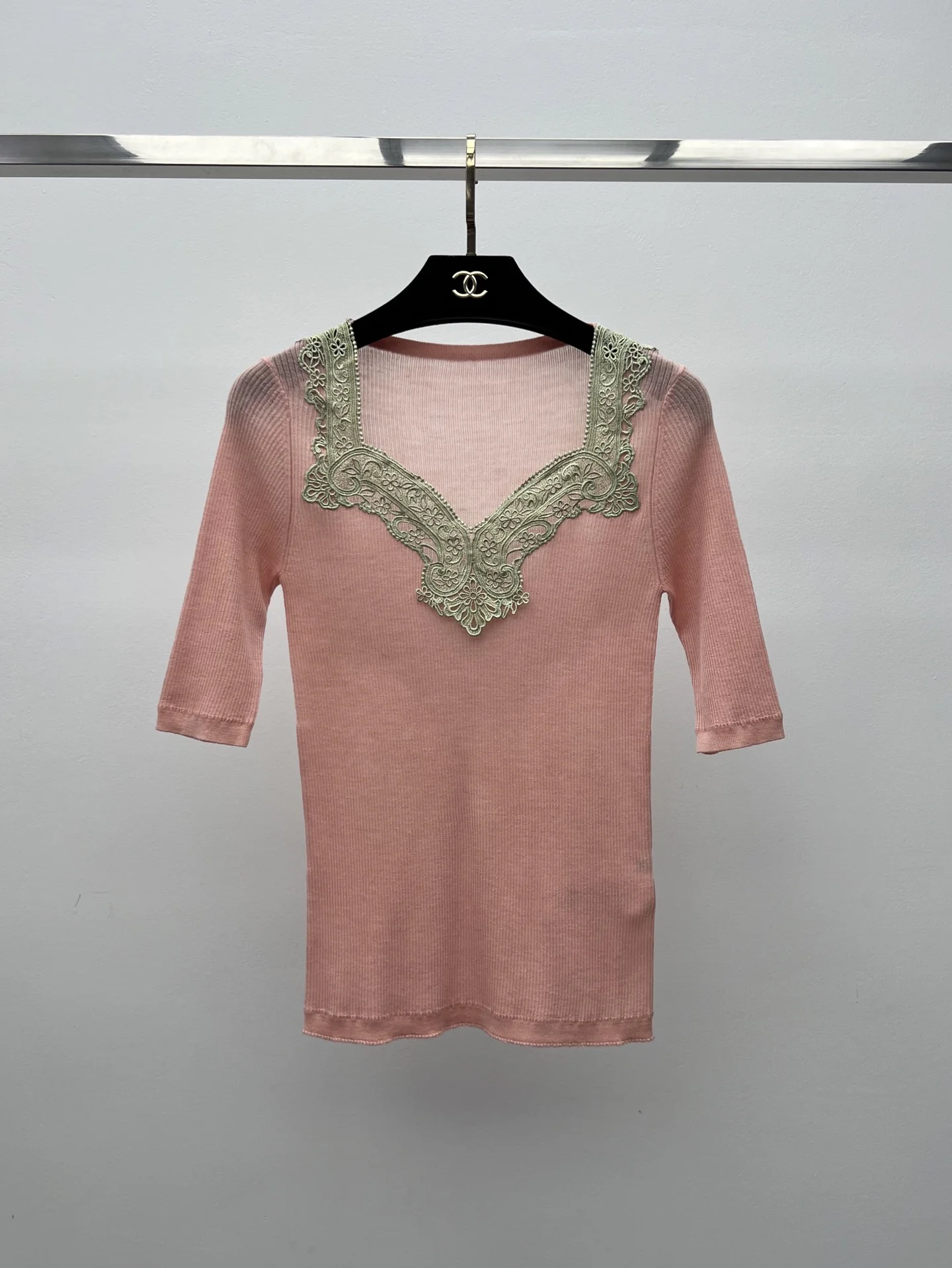 CHANEL Sweaters Lace Knit S-L C60202608041140