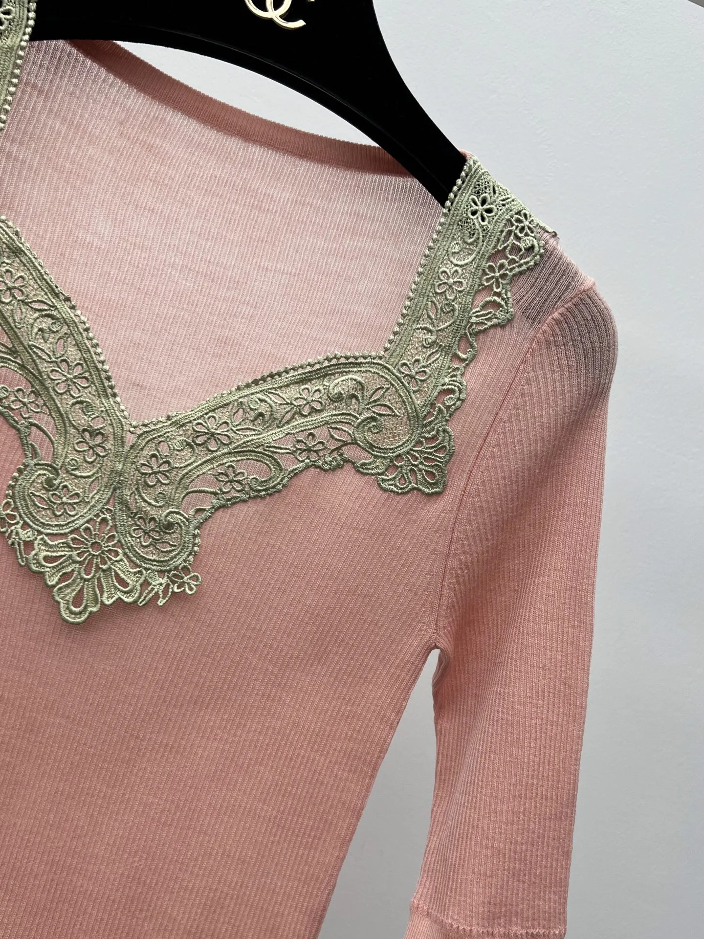 CHANEL Sweaters Lace Knit S-L C60202608041140 - Image 2