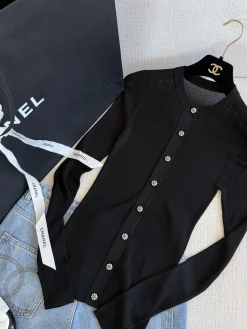CHANEL Sweaters Ribbed Knit S-L B95202608042594