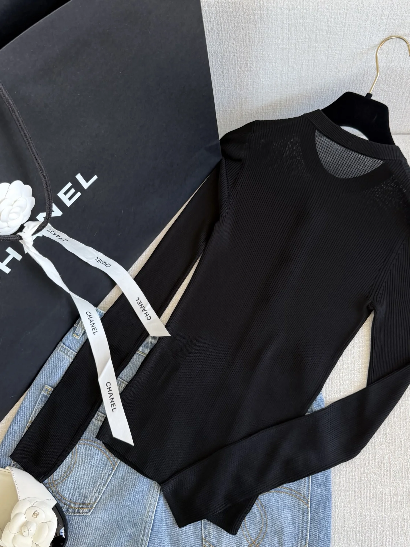 CHANEL Sweaters Ribbed Knit S-L B95202608042594 - Image 6