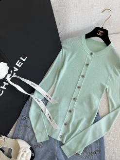 CHANEL Sweaters Ribbed Knit S-L B95202608042596