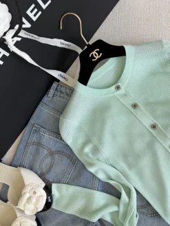 Alternative view of CHANEL Sweaters Ribbed Knit S-L B95202608042596