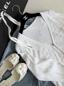 Alternative view of CHANEL Sweaters Sheer One Size C85202608040209