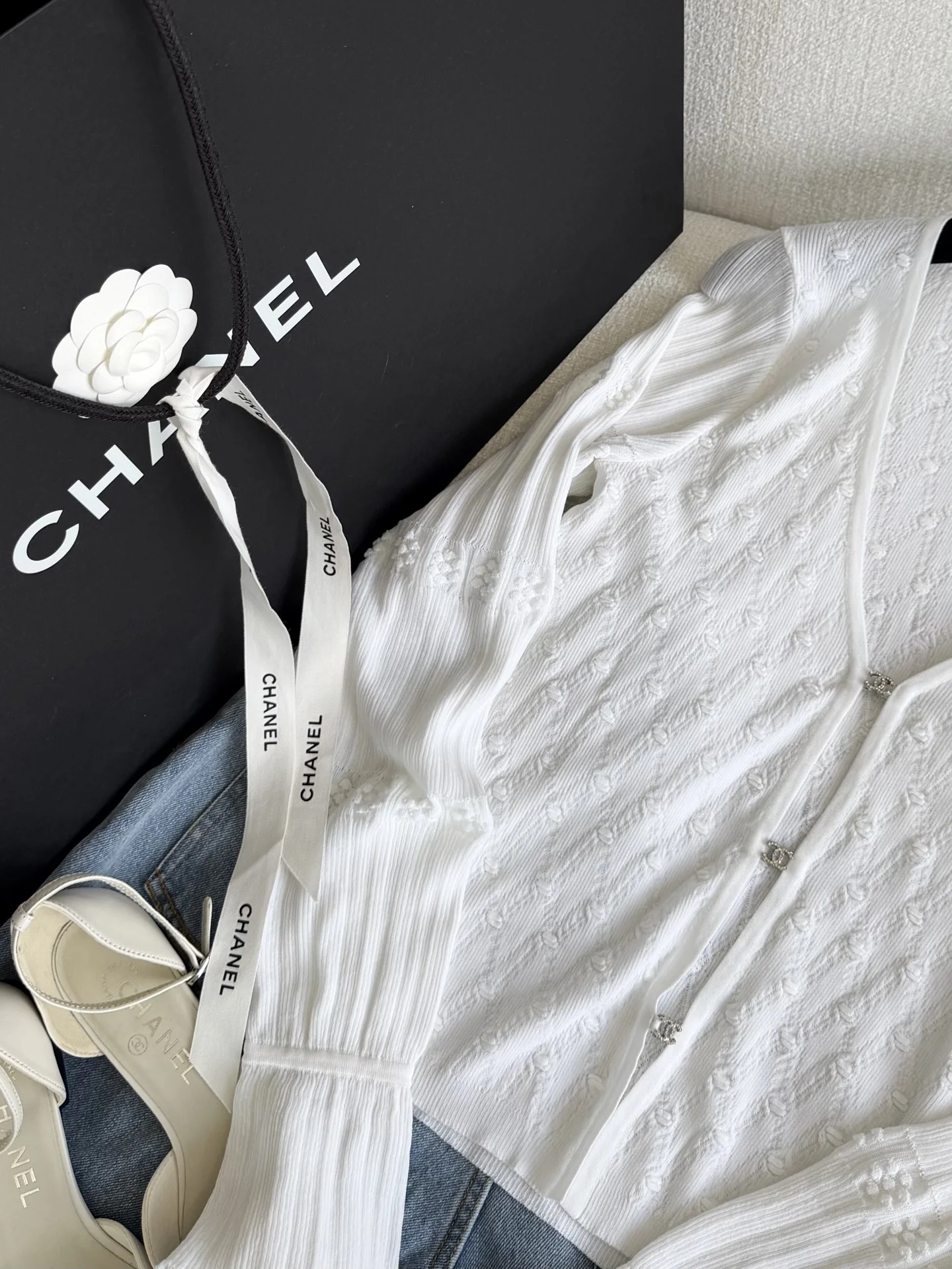 CHANEL Sweaters Sheer One Size C85202608040209 - Image 3