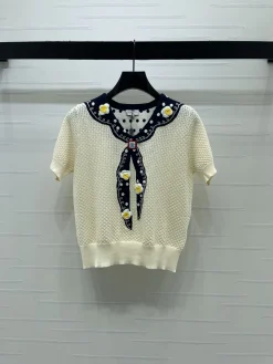 CHANEL Sweaters Silk Linen S-M-L B05202608042579