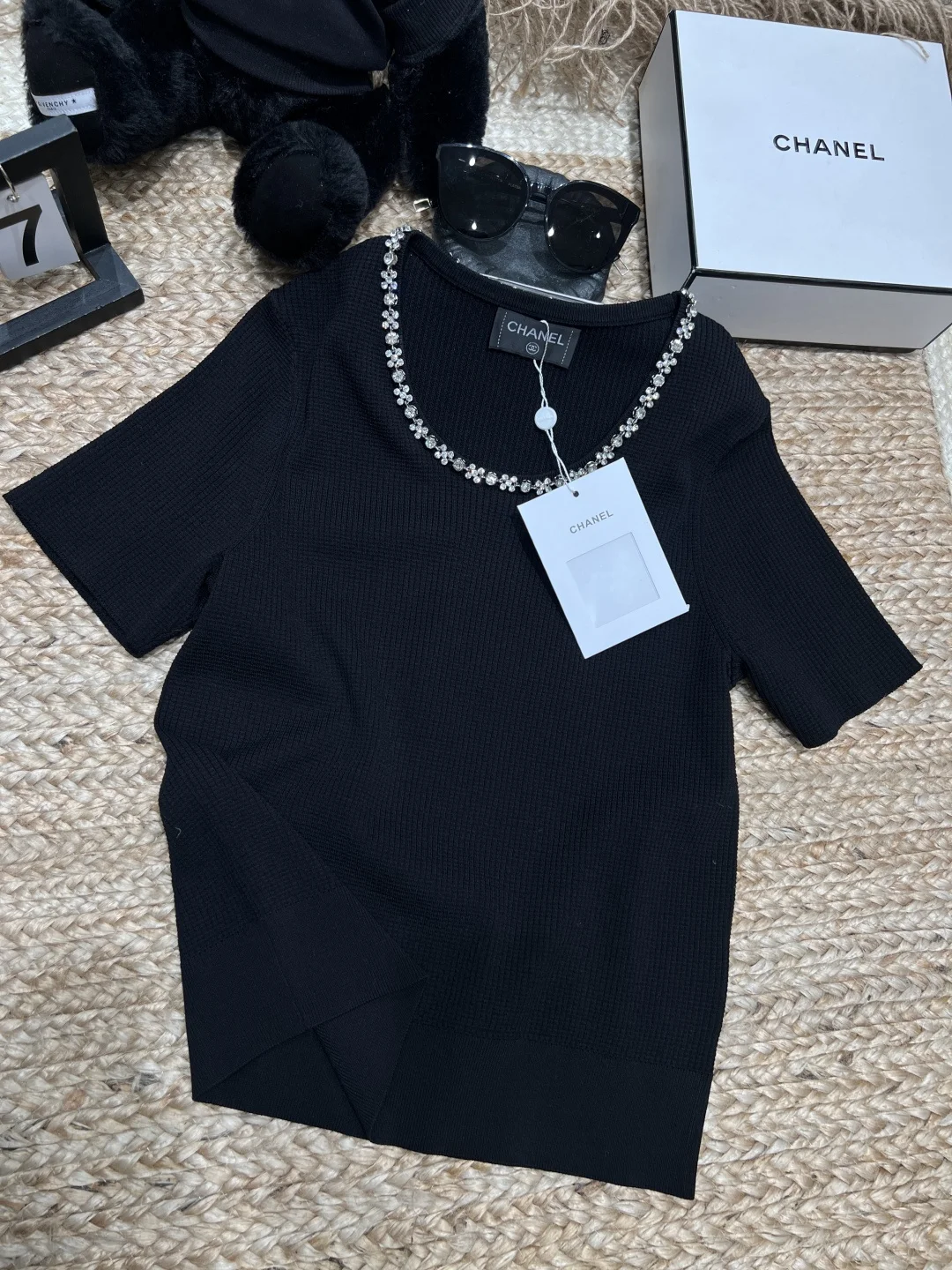 CHANEL Sweaters Waffle Knit S-M-L B20202608042546
