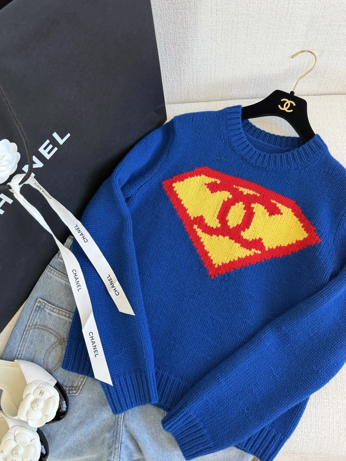 CHANEL Sweaters Wool Cashmere S-L C75202608040205
