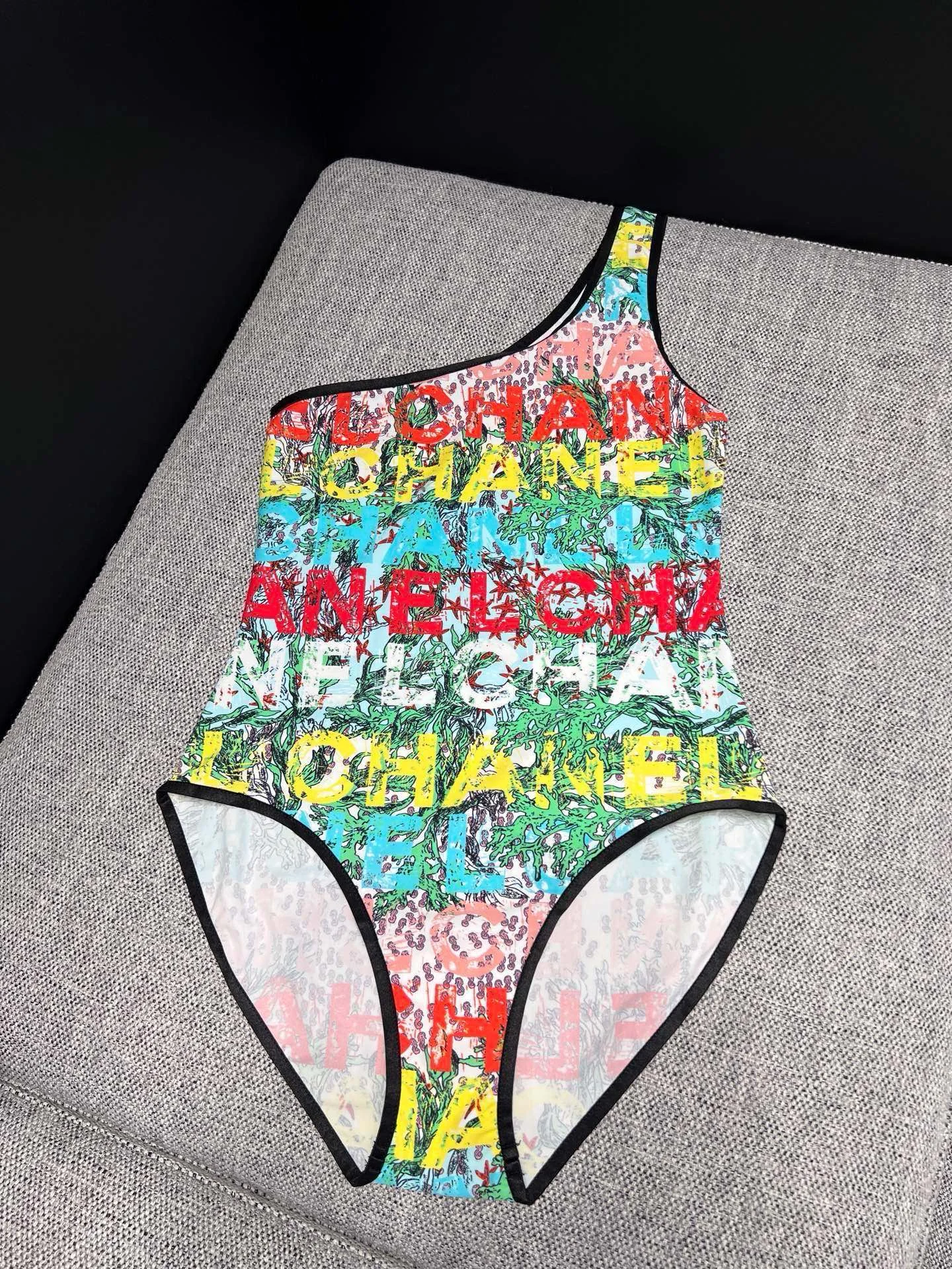 CHANEL Swimwear Elastic Fabric S-M-L B15202608040800