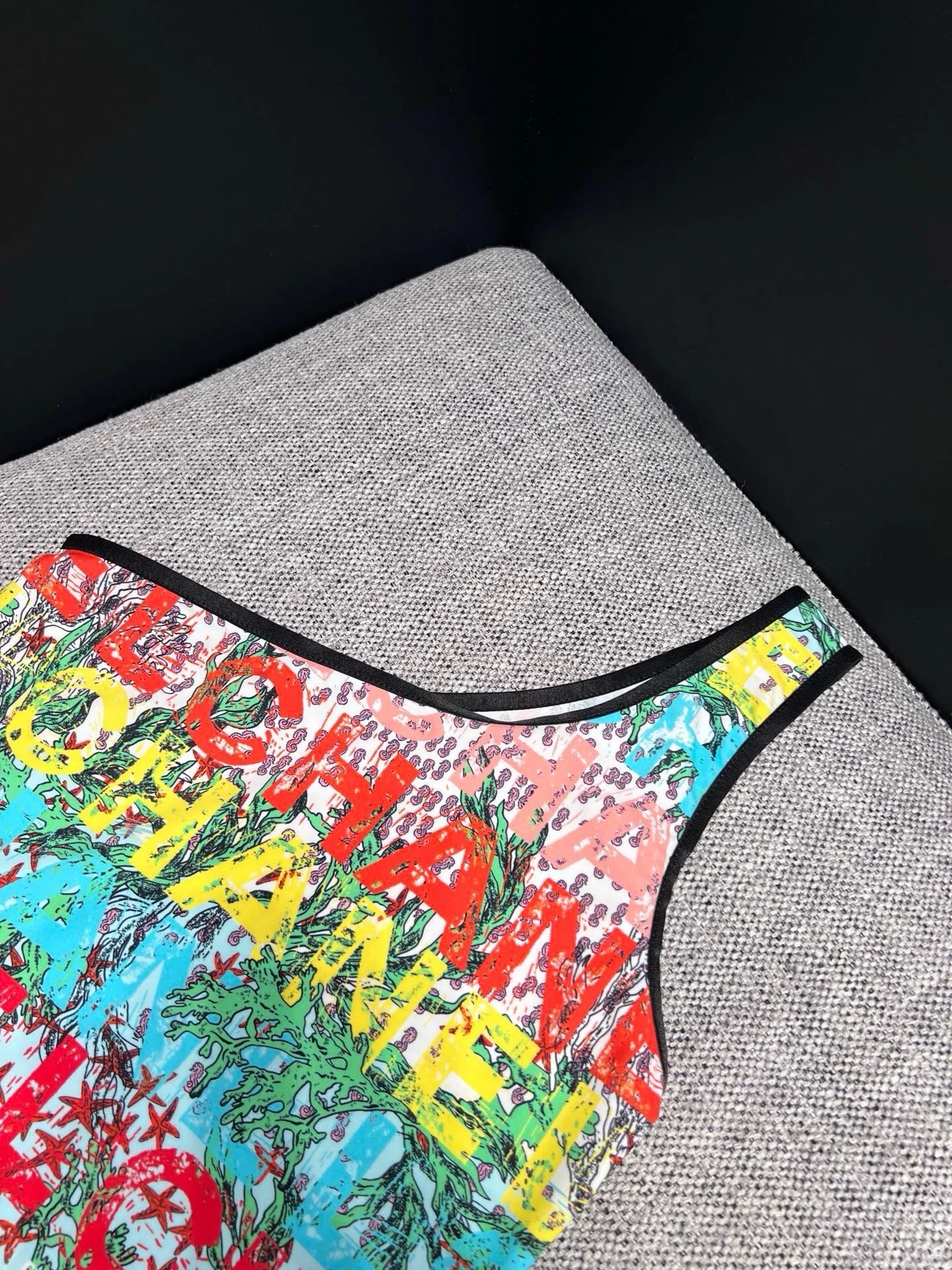 CHANEL Swimwear Elastic Fabric S-M-L B15202608040800 - Image 3