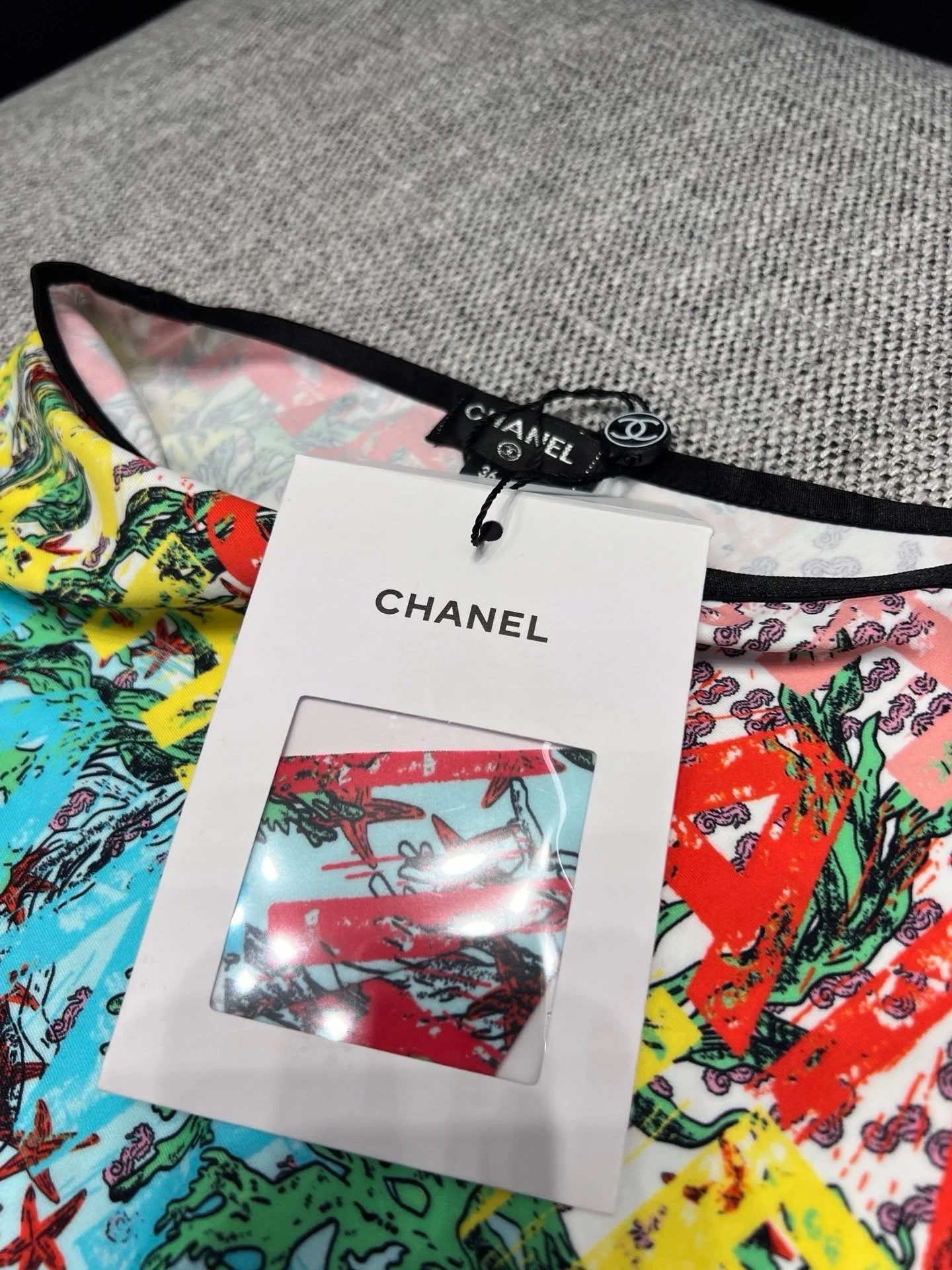 CHANEL Swimwear Elastic Fabric S-M-L B15202608040800 - Image 8
