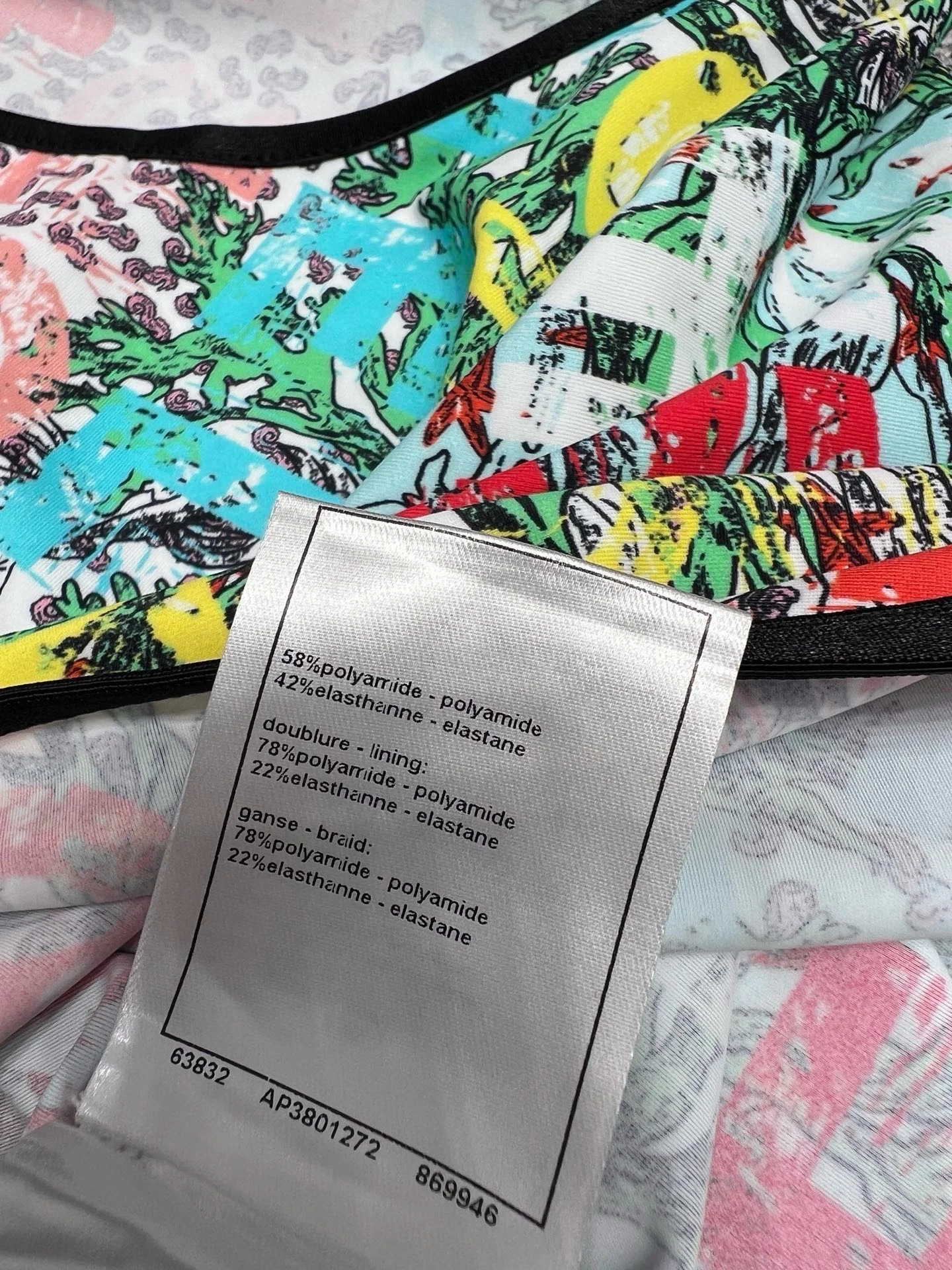 CHANEL Swimwear Elastic Fabric S-M-L B15202608040800 - Image 9
