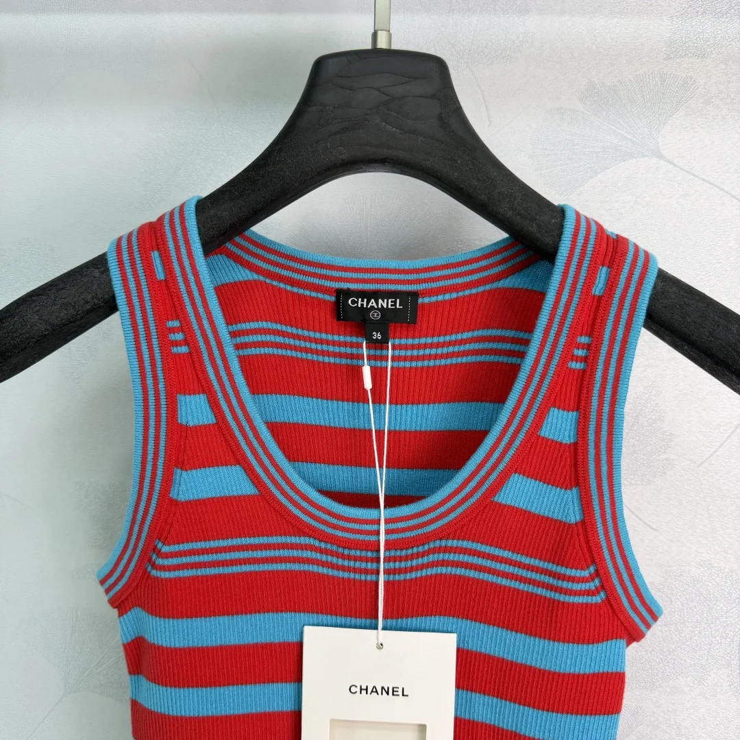CHANEL T-shirts Knit Cotton S-L A90202608040747 - Image 2