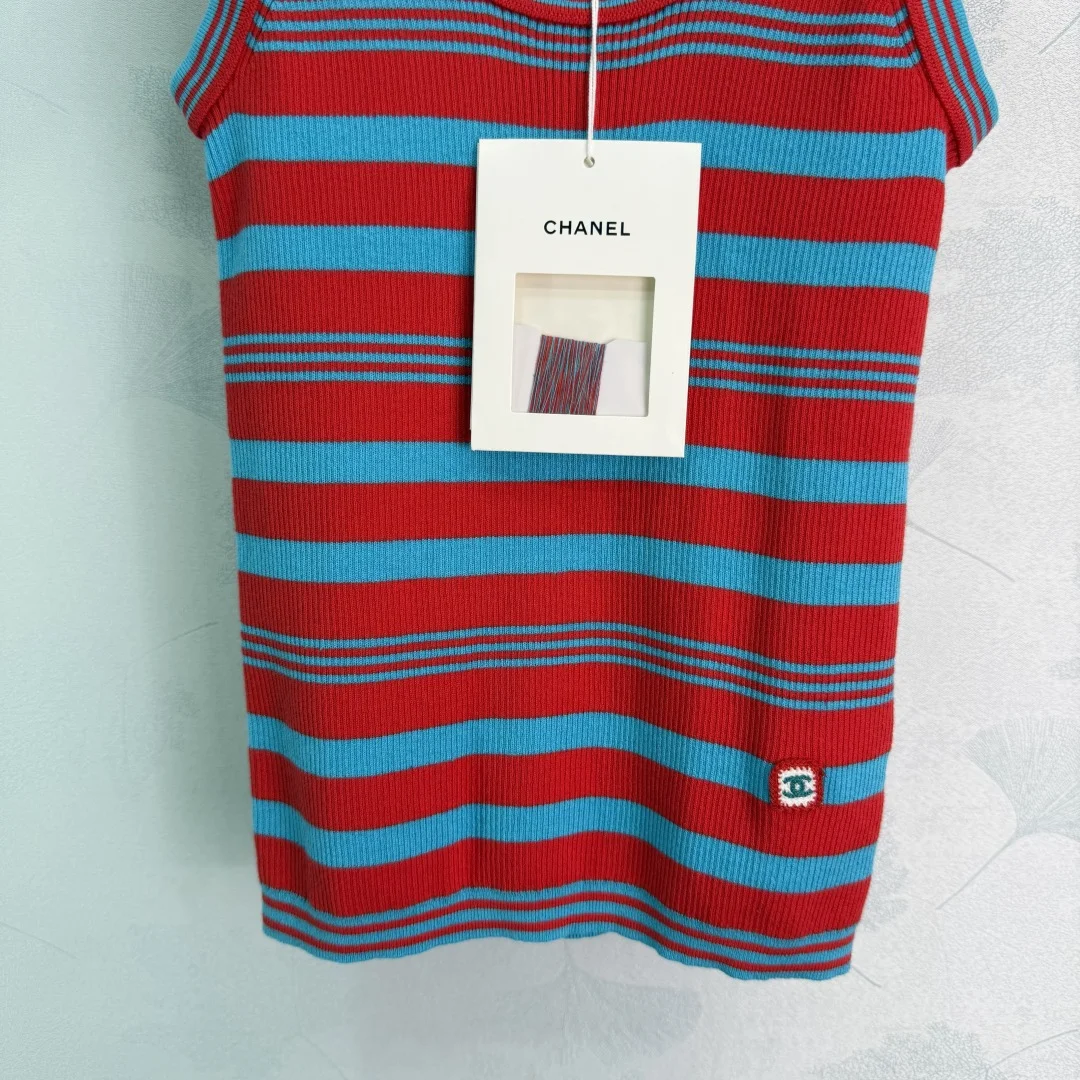 CHANEL T-shirts Knit Cotton S-L A90202608040747 - Image 6