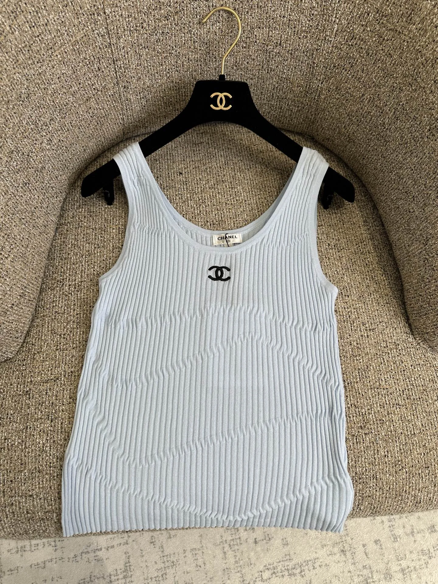 CHANEL T-shirts Knit S-M-L A65202608040371 - Image 5