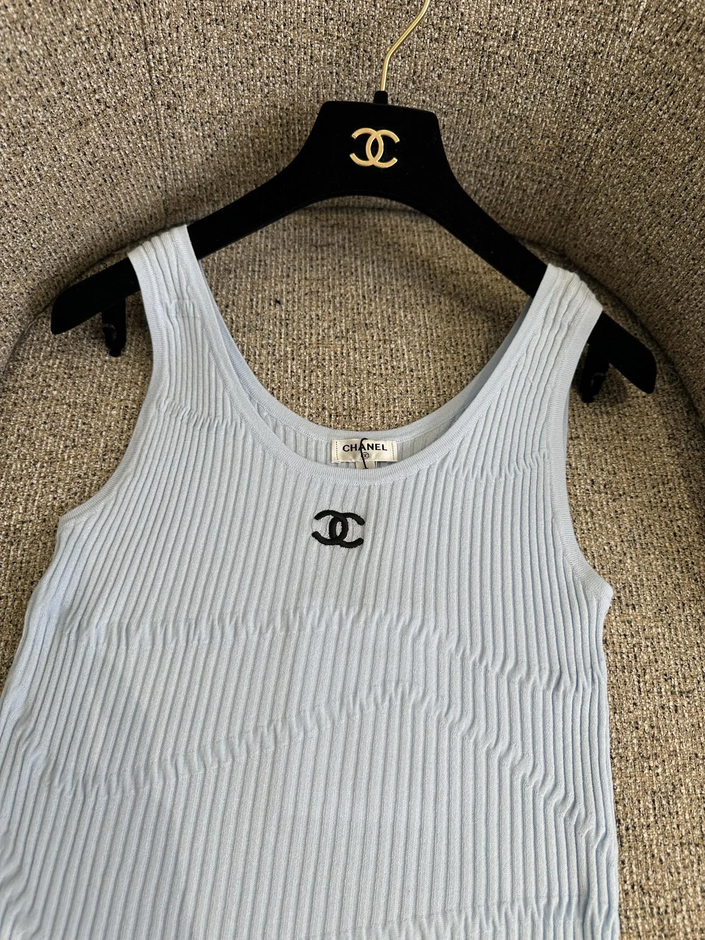 CHANEL T-shirts Knit S-M-L A65202608040371 - Image 7