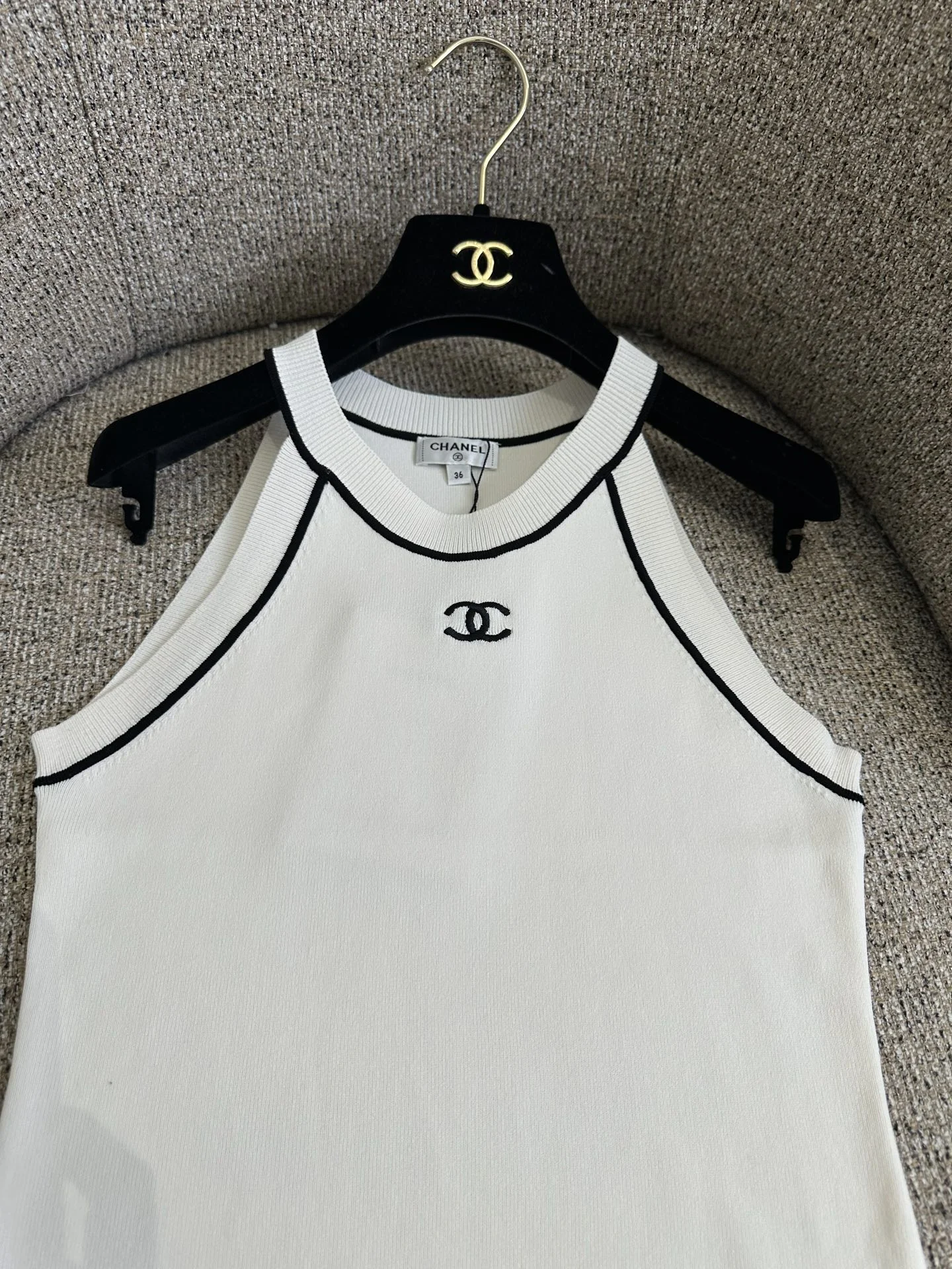 CHANEL T-shirts Knit S-M-L A65202608040372 - Image 7
