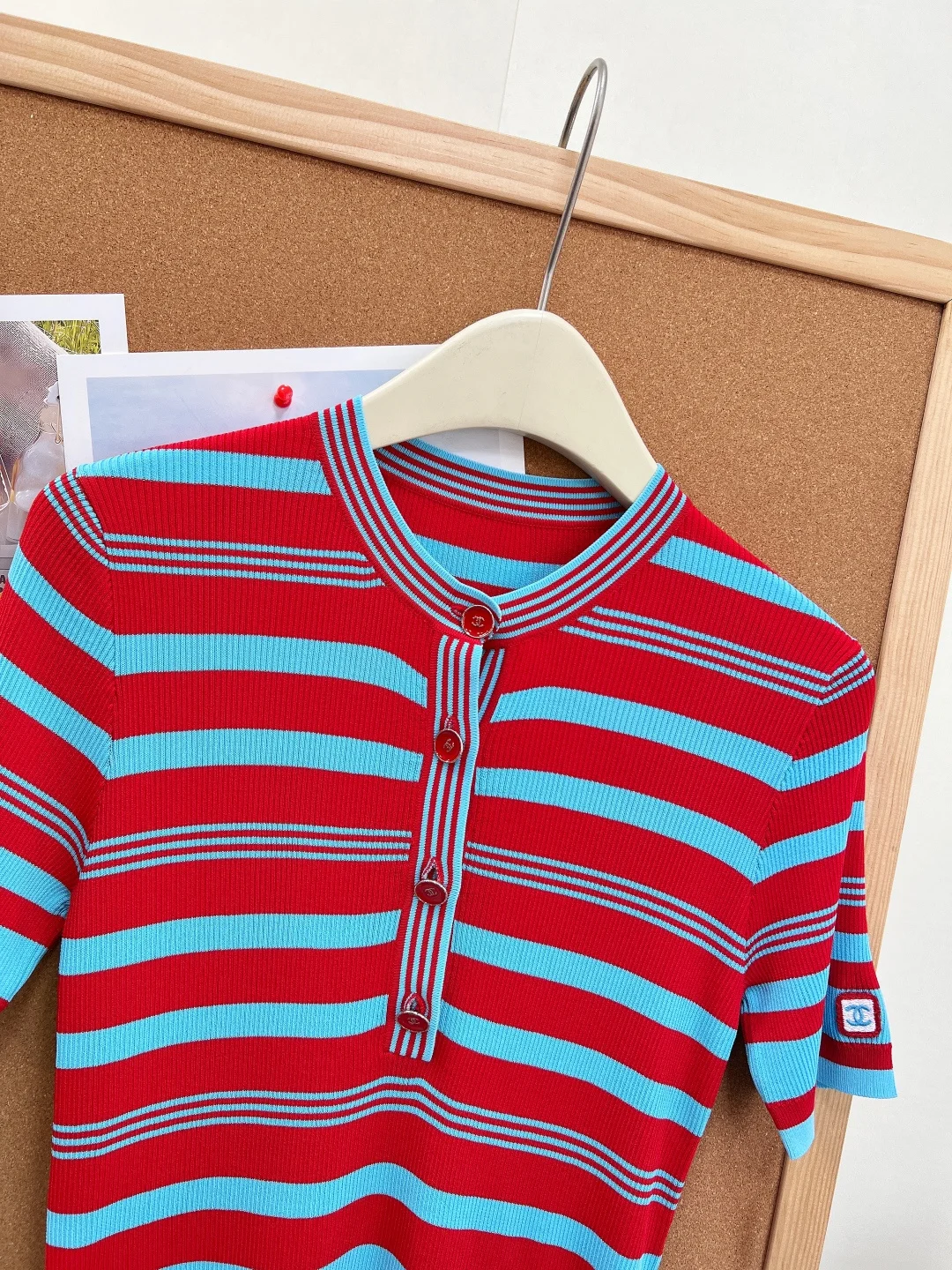 CHANEL T-shirts Ribbed Knit S-M-L A95202608042320 - Image 11