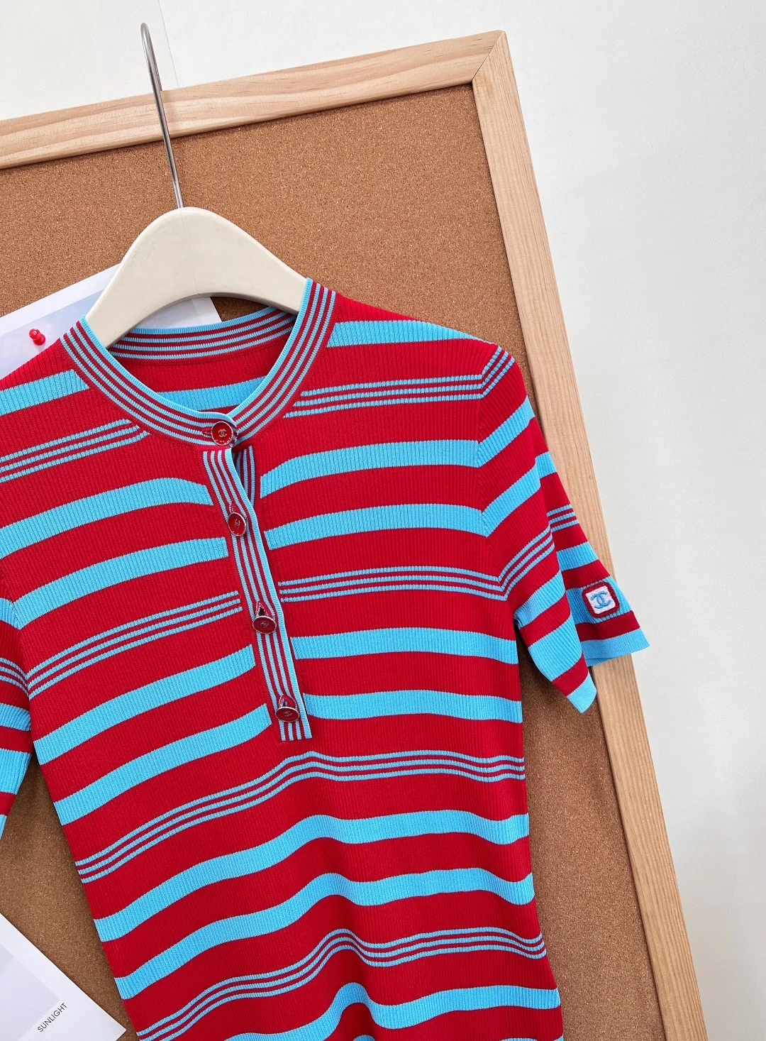 CHANEL T-shirts Ribbed Knit S-M-L A95202608042320 - Image 8