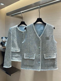 CHANEL T-shirts Tweed S M L XL C20202608040395