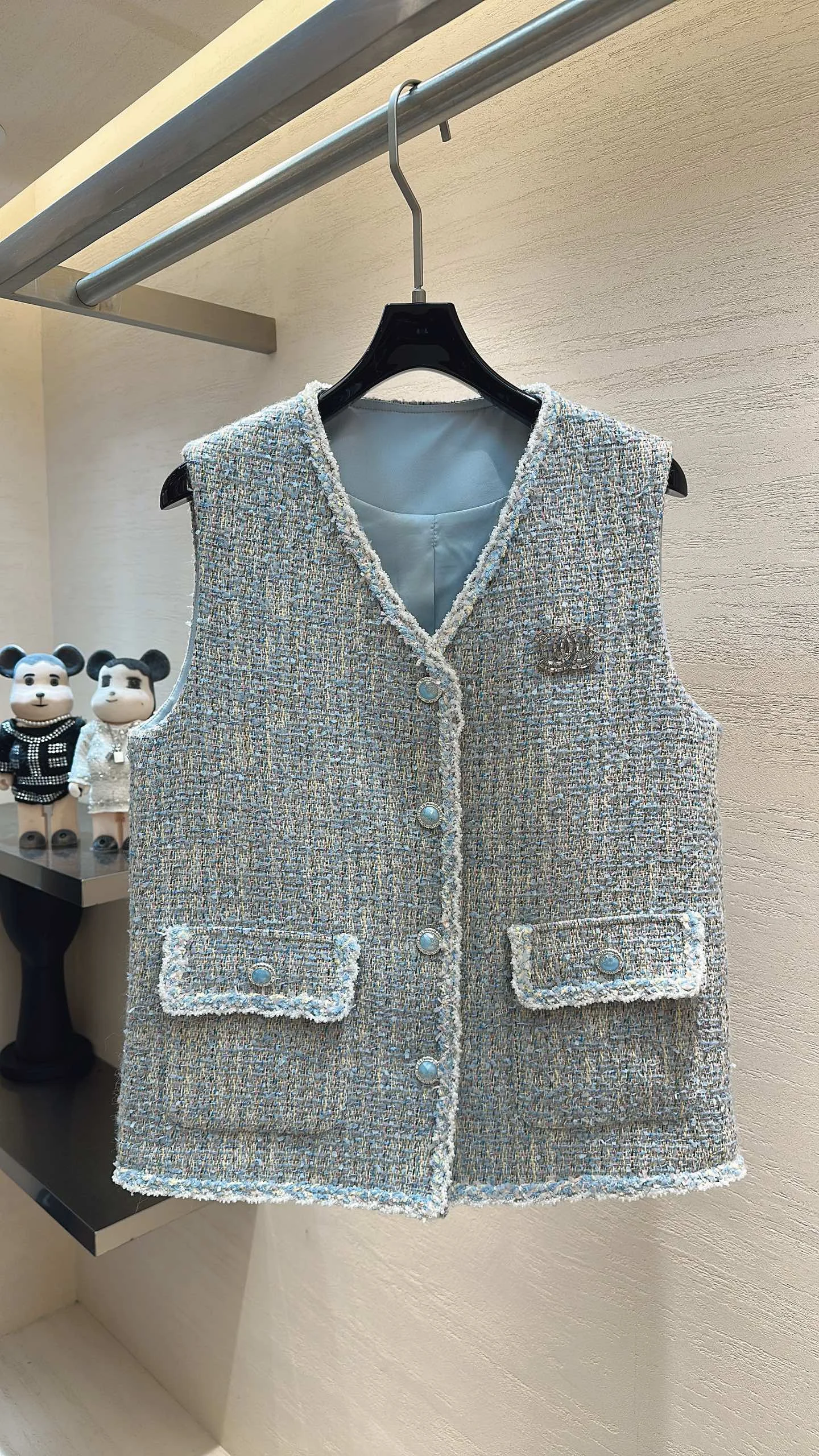 CHANEL T-shirts Tweed S M L XL C20202608040395 - Image 2