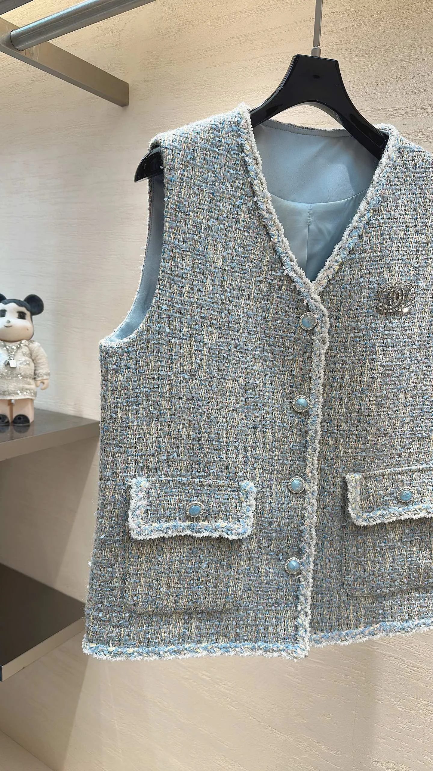 CHANEL T-shirts Tweed S M L XL C20202608040395 - Image 3