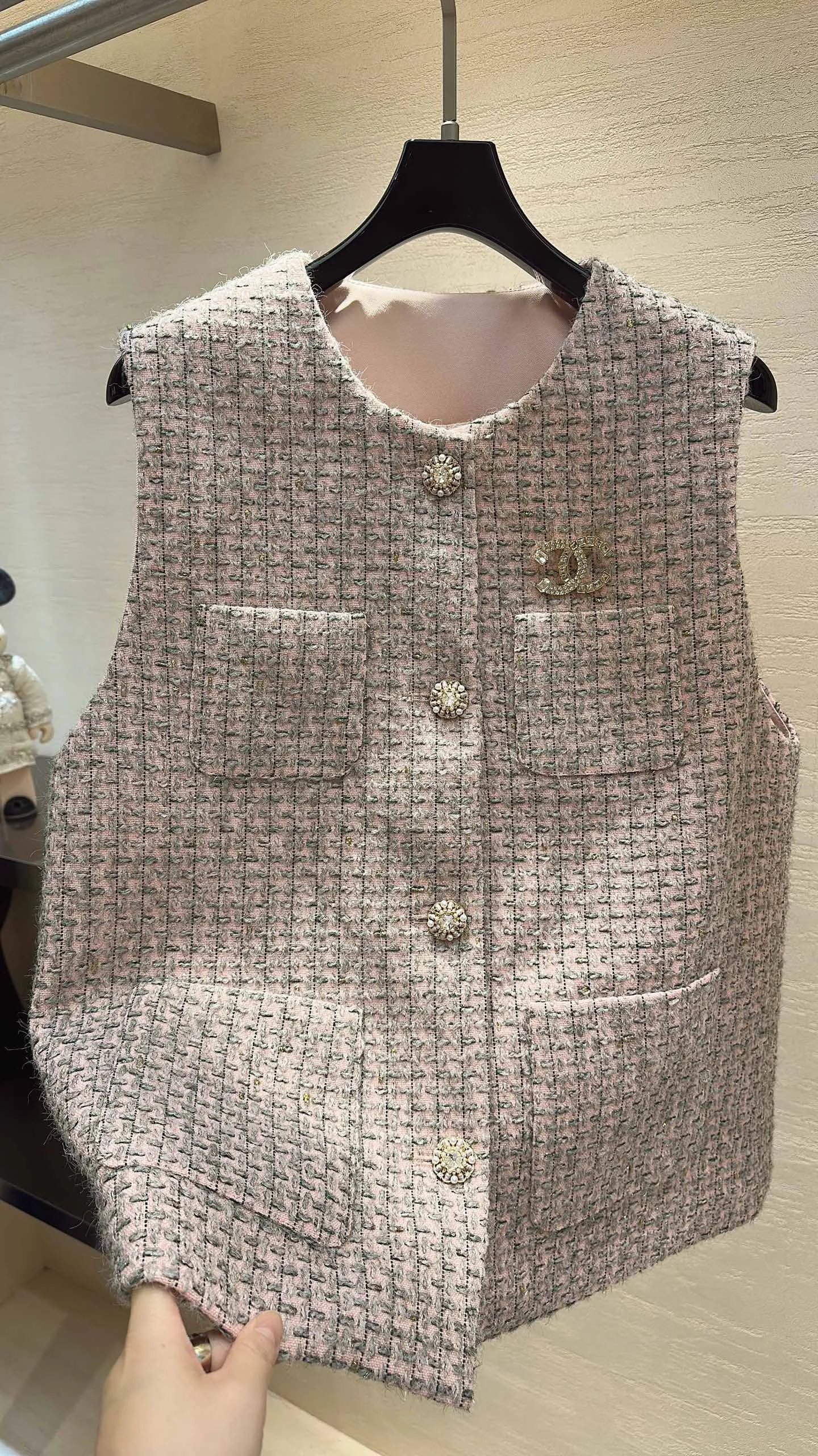 CHANEL T-shirts Tweed S M L XL C20202608040396 - Image 5