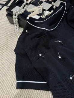 Alternative view of CHANEL T-shirts Viscose Knit S-L A95202608041399