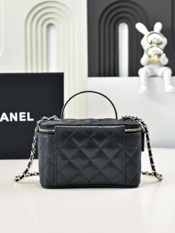 Alternative view of CHANEL Top Handle Bags (Black-Silver) 10X16X8CM E80202608072518
