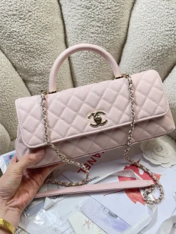 Alternative view of CHANEL Top Handle Bags Caviar Leather (Pink-Gold) 32CM G30202608070881