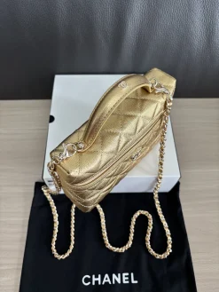 Alternative view of CHANEL Top Handle Bags (Gold) E80202608072148