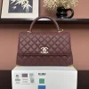 CHANEL Top Handle Bags Grained Leather (Bordeaux-Gold) 29X18X12CM F80202608072538