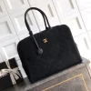CHANEL Top Handle Bags Leather (Black-Gold) 41X31X23CM I40202608072982