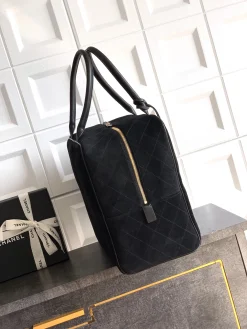 Alternative view of CHANEL Top Handle Bags Leather (Black-Gold) 41X31X23CM I40202608072982