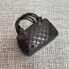 CHANEL Top Handle Bags Leather (Dark Brown) 12X21X9CM A000202608072581